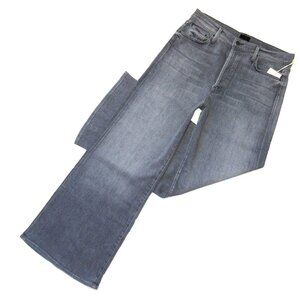 NWT Mother The Tomcat Roller in Digging Up Dirt Wide Leg Stretch Jeans 34